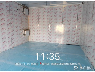 福建環(huán)洋新材料105m3化工防爆冷庫(kù)建造工程案例