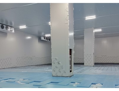 安徽翔威供應鏈14500m3保稅區(qū)冷鏈物流冷庫工程建造案例